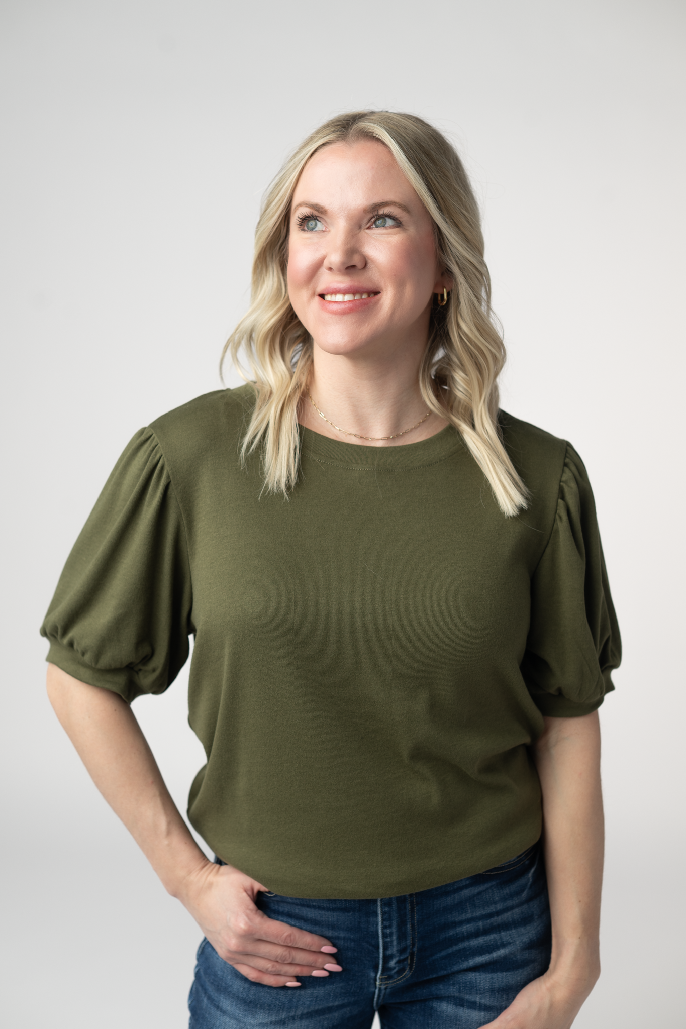 IN STOCK Katie Cozy Top - Olive