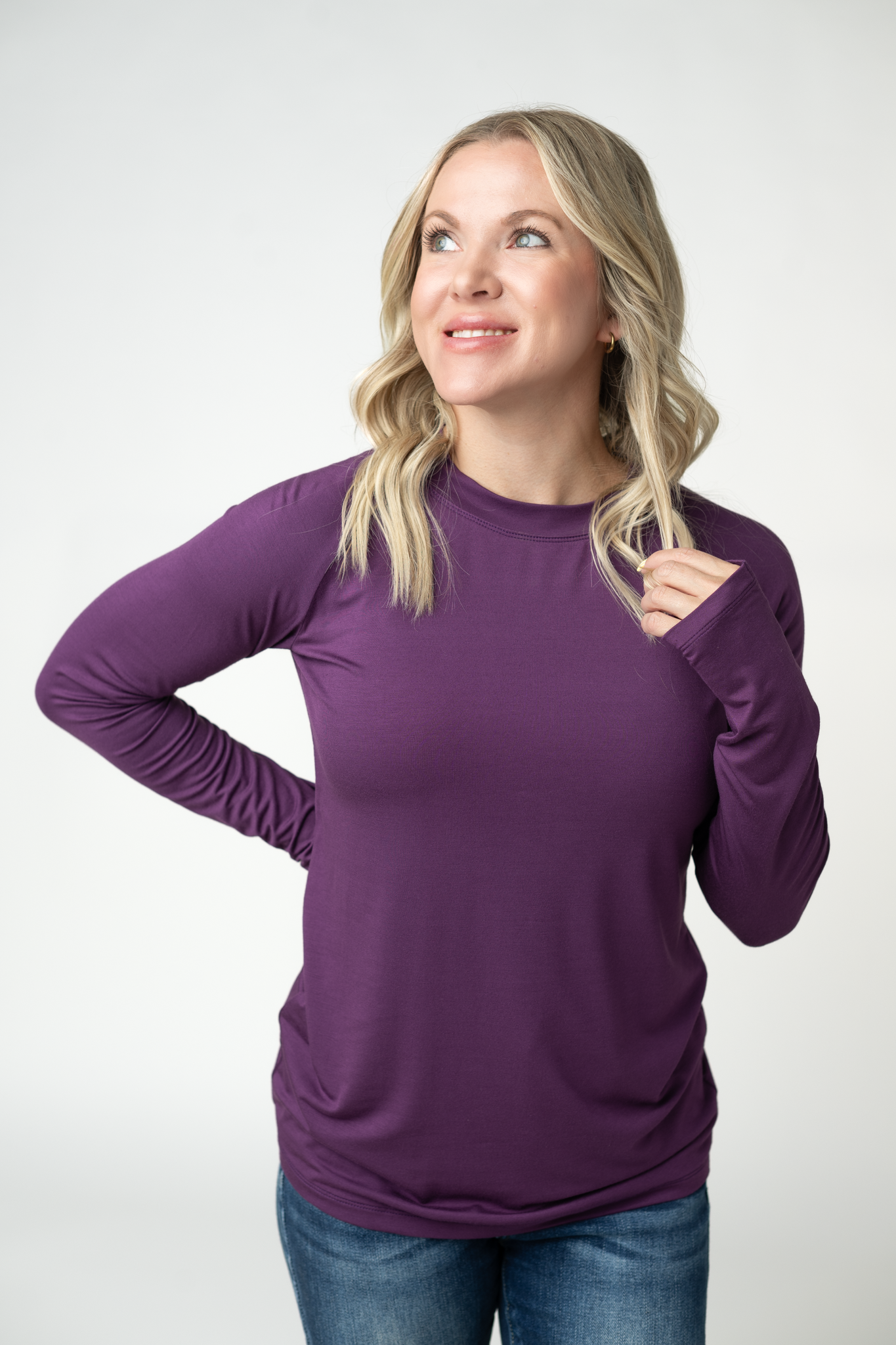 IN STOCK Blair Long Sleeve Top - Purple