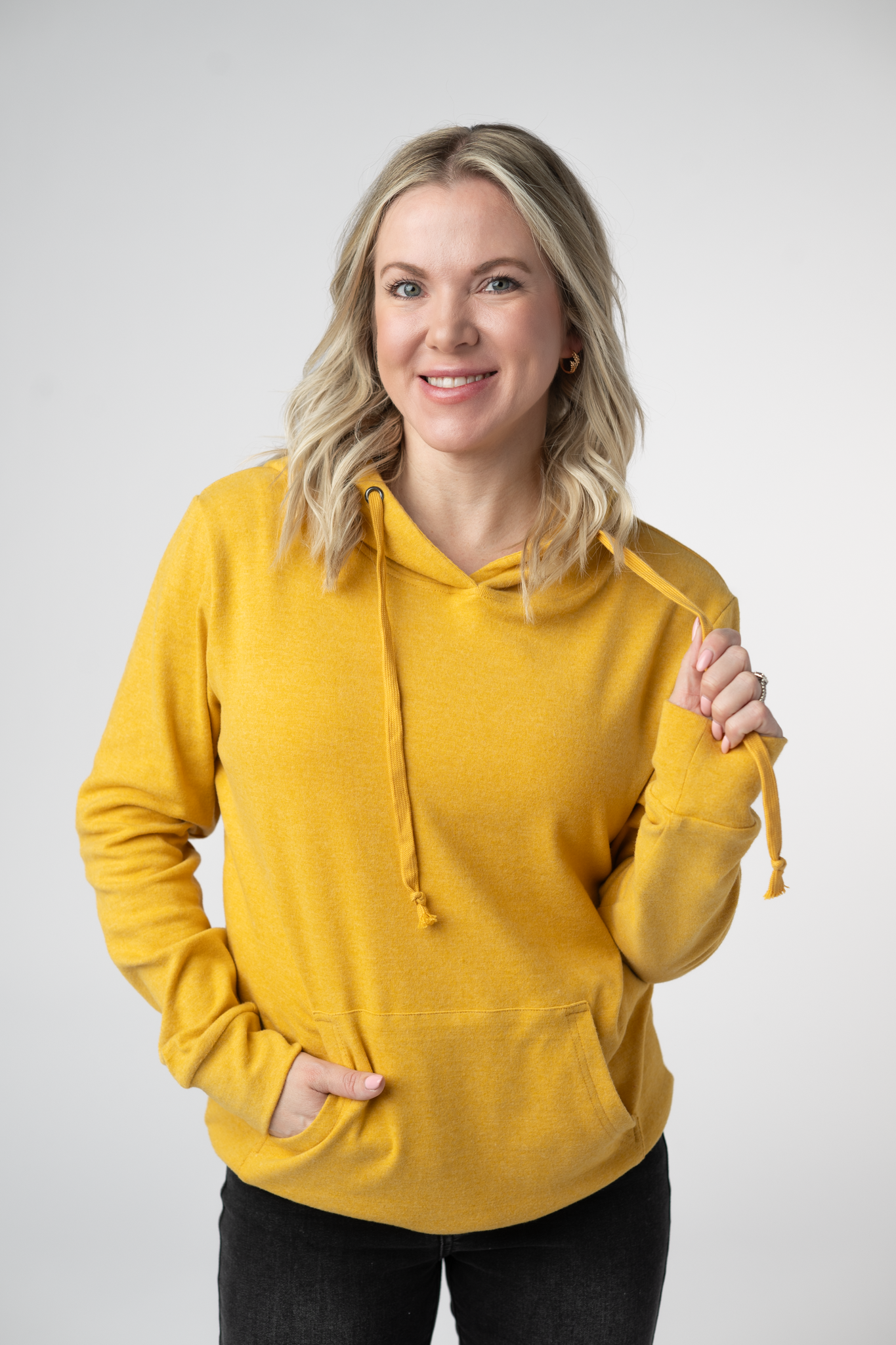 IN STOCK Hailey Hoodie - Mustard