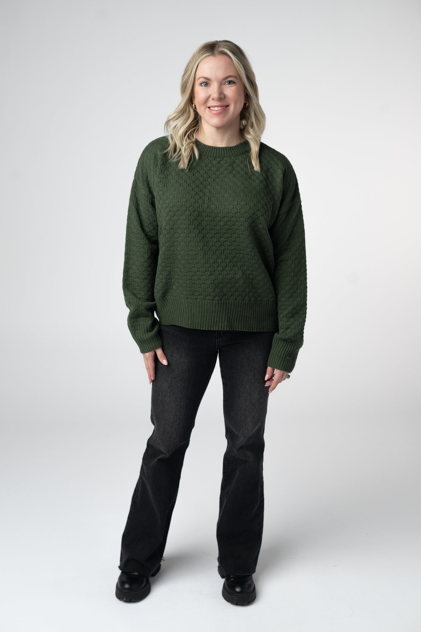 IN STOCK Gianna Pullover Sweater - Olive