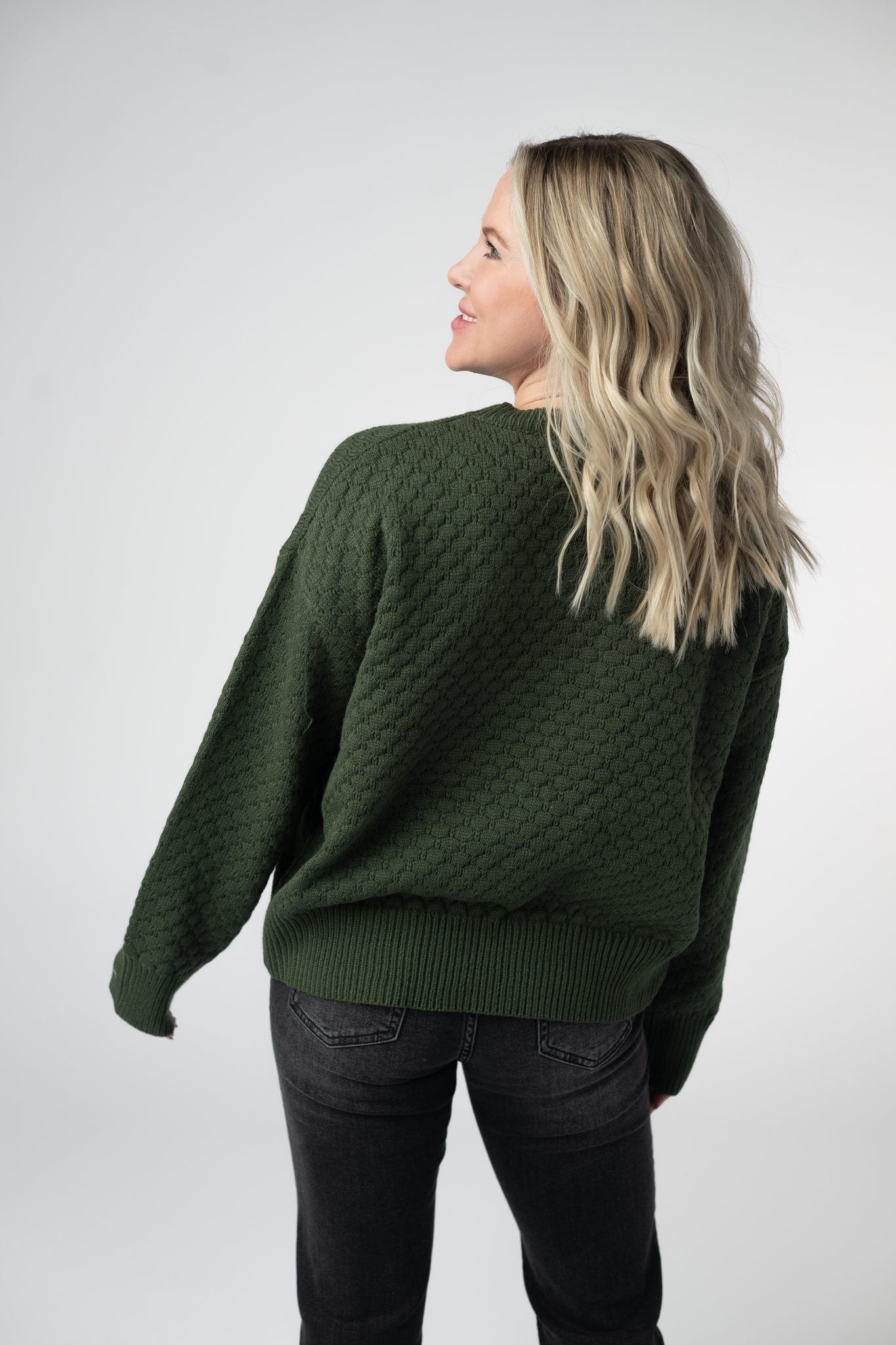 IN STOCK Gianna Pullover Sweater - Olive