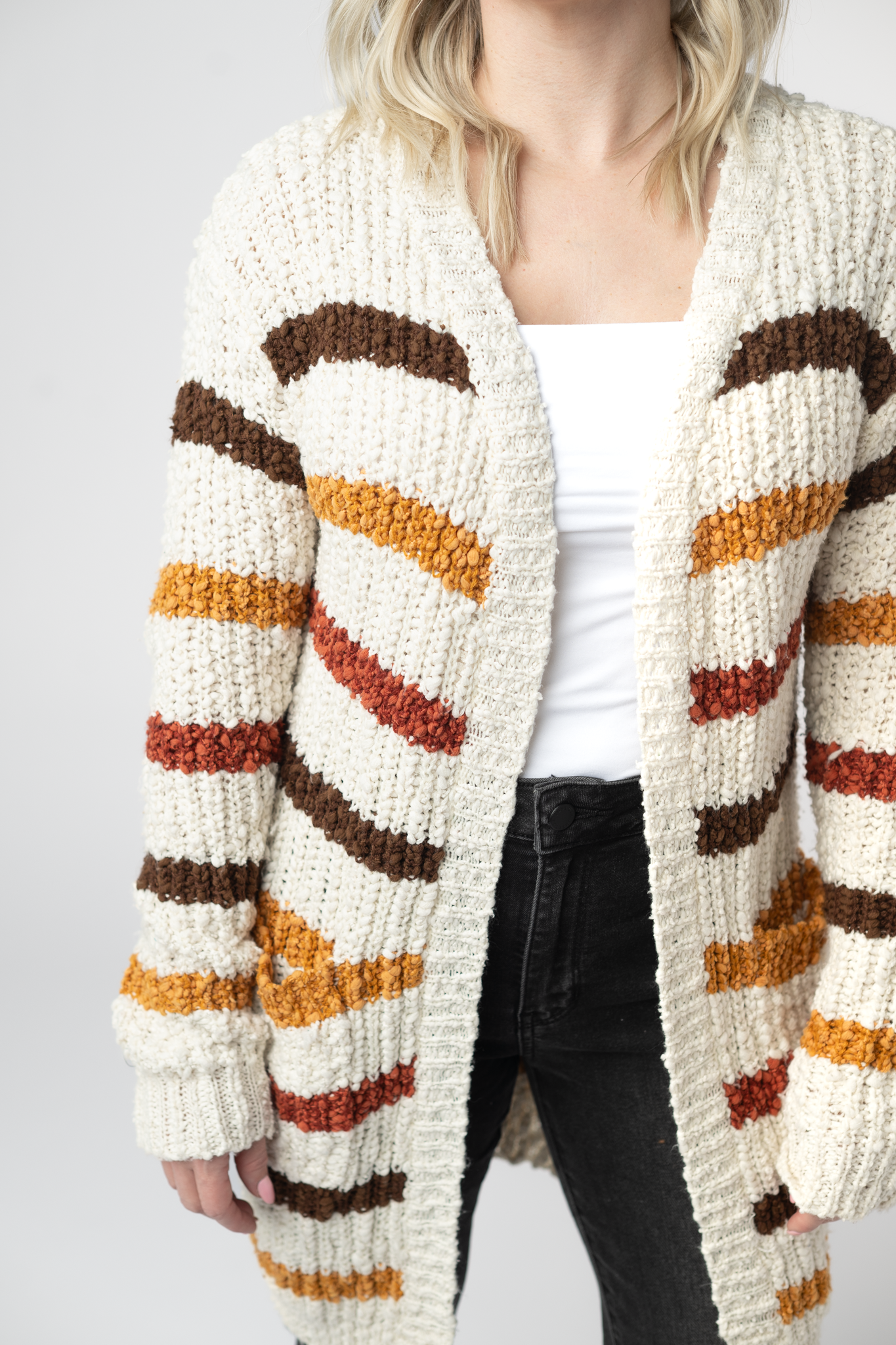 IN STOCK Fall Striped Cardigan