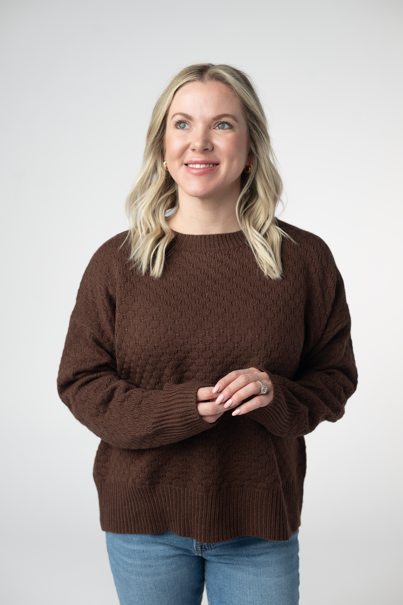 IN STOCK Gianna Pullover Sweater - Brown
