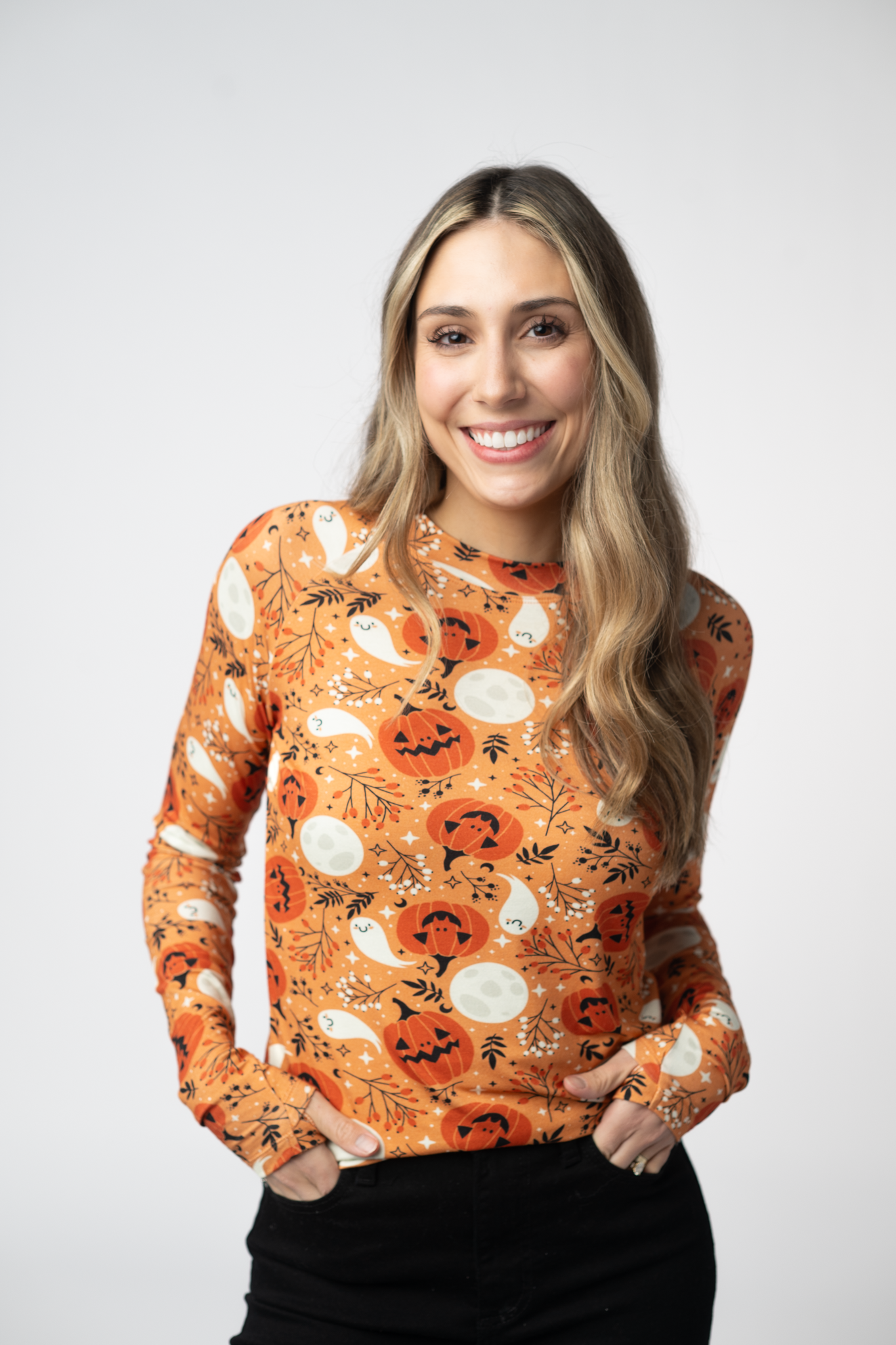 IN STOCK Blair Long Sleeve Top - Spooky Autumn