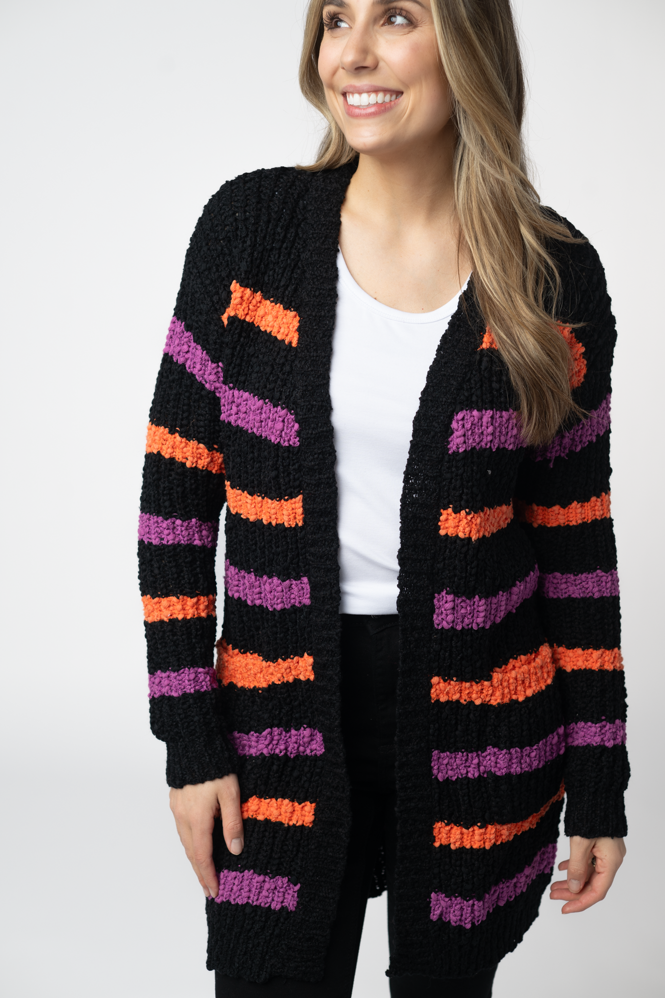 IN STOCK Halloween Striped Cardigan