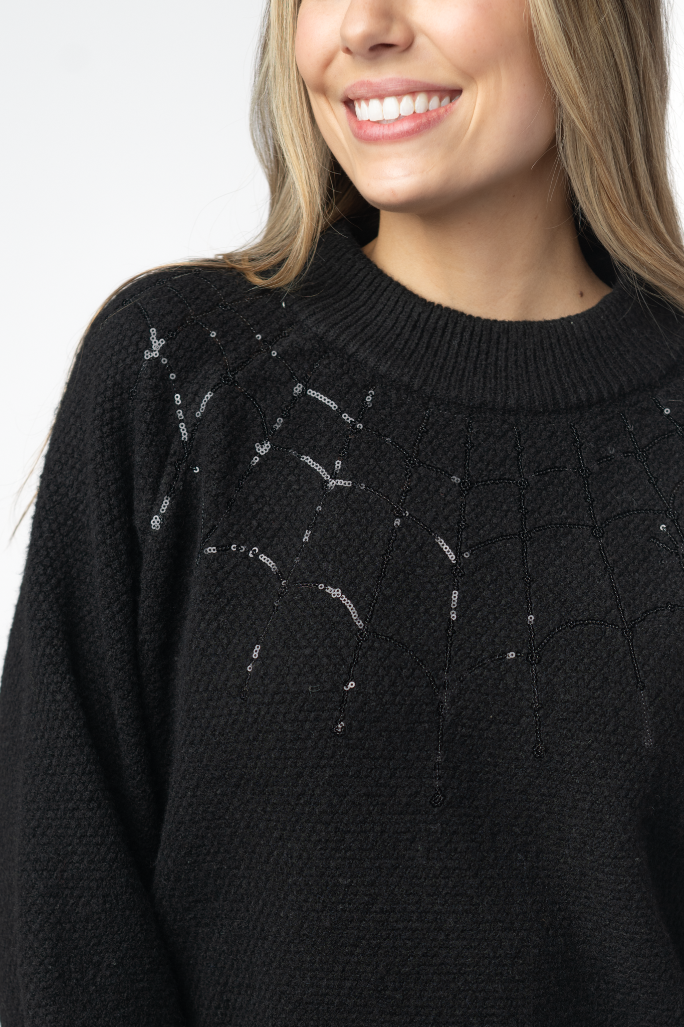IN STOCK Sequin Webs Sweater