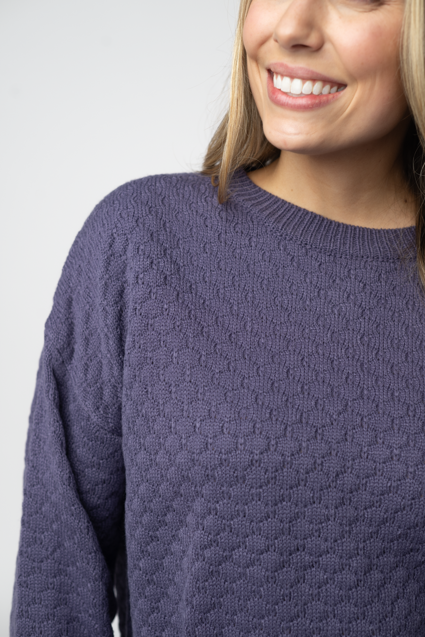 IN STOCK Gianna Pullover Sweater - Slate Blue