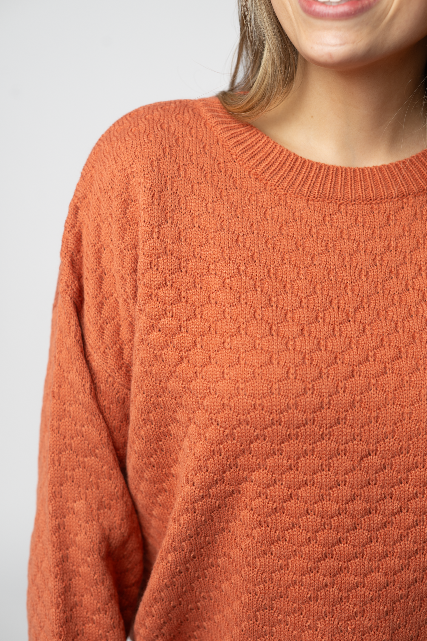 IN STOCK Gianna Pullover Sweater - Pumpkin