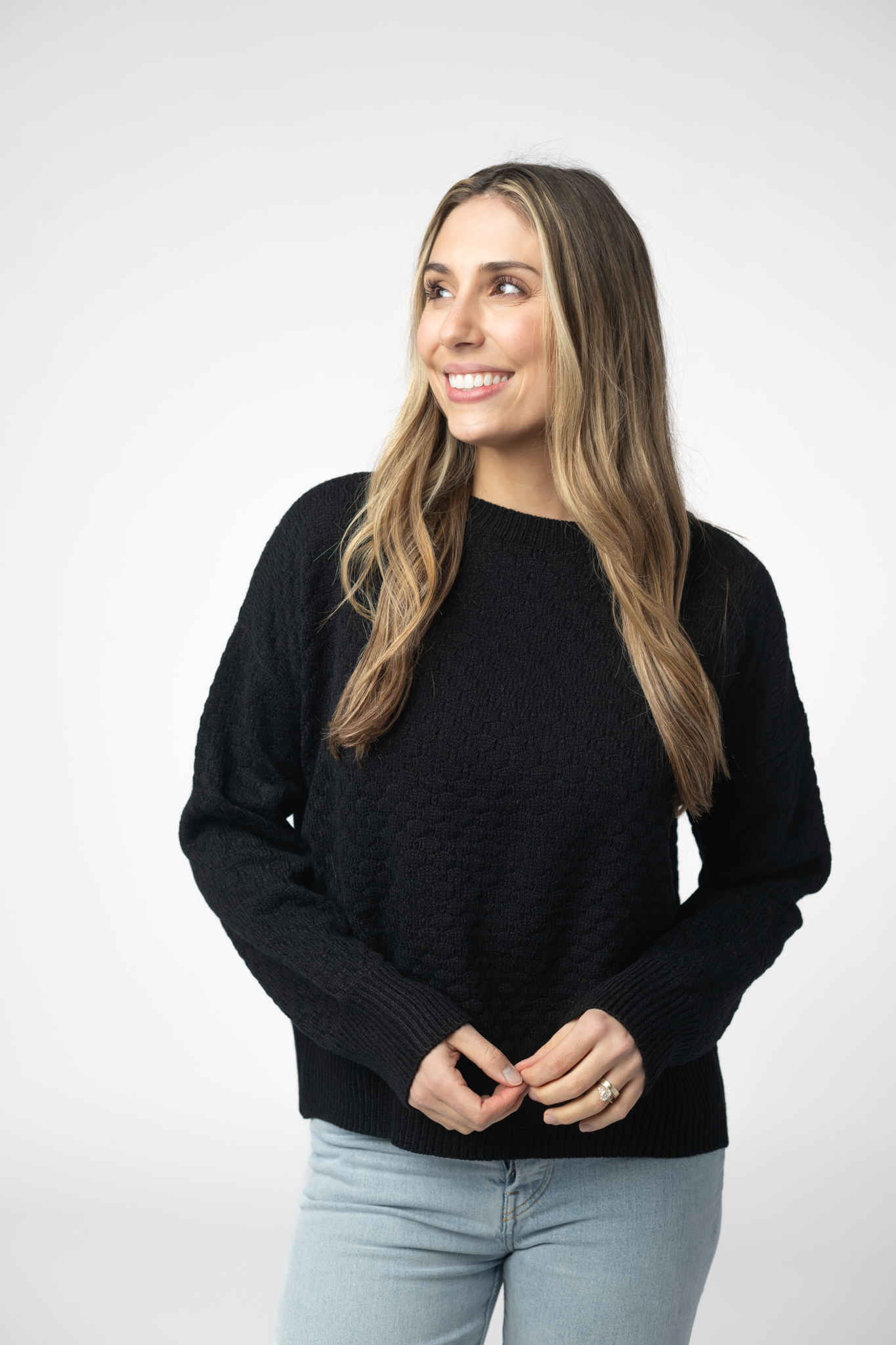 IN STOCK Gianna Pullover Sweater - Black