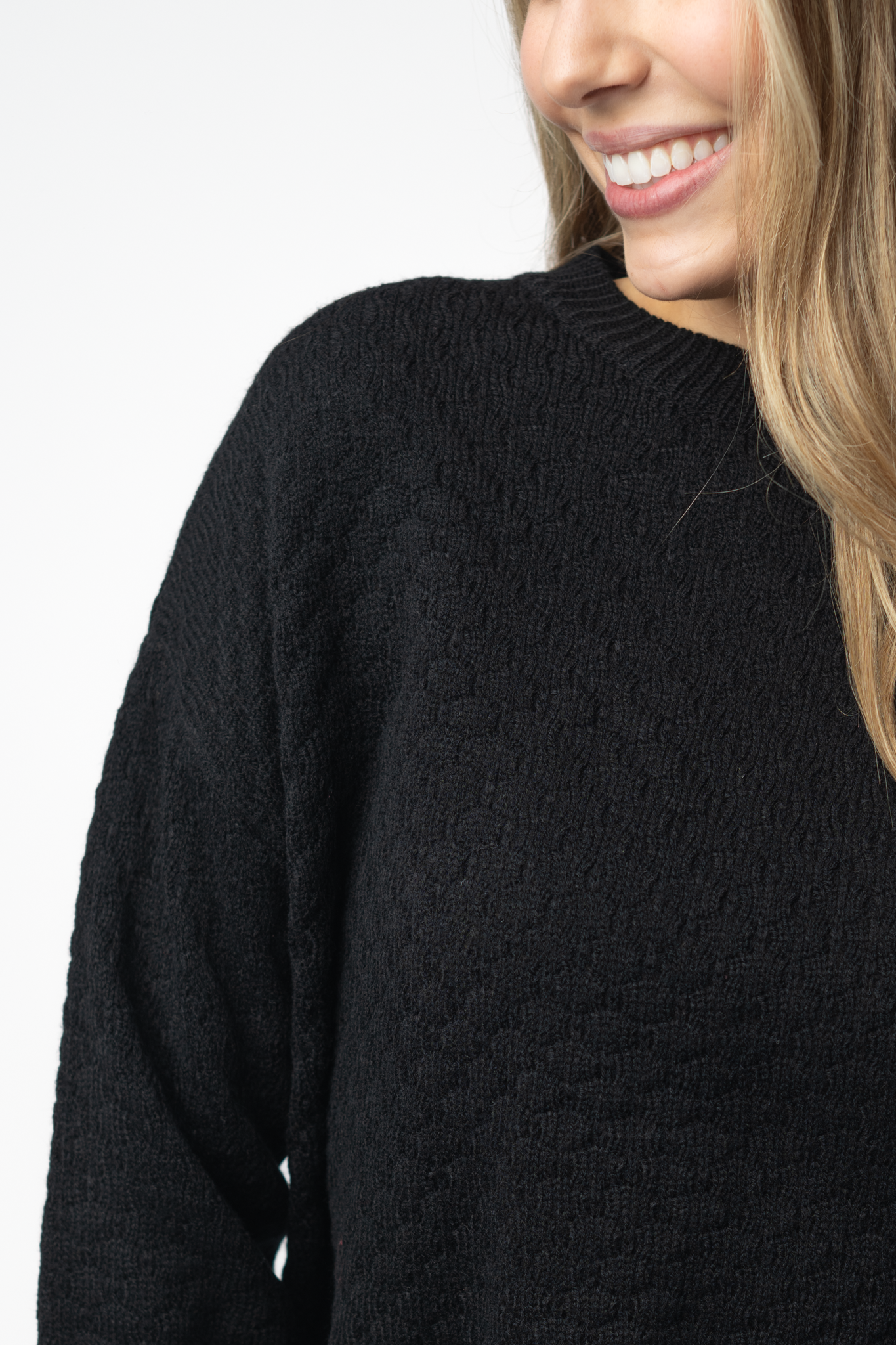 IN STOCK Gianna Pullover Sweater - Black