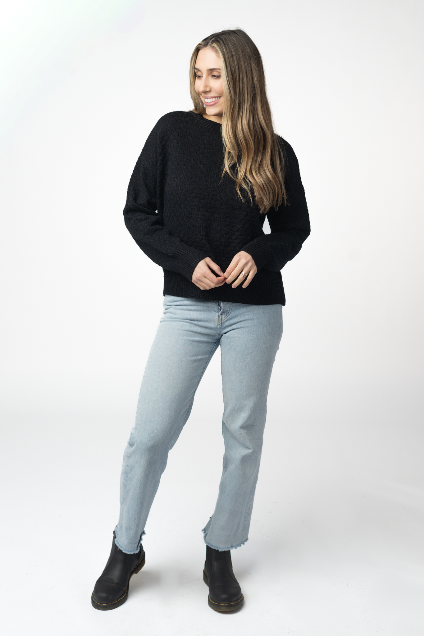 IN STOCK Gianna Pullover Sweater - Black
