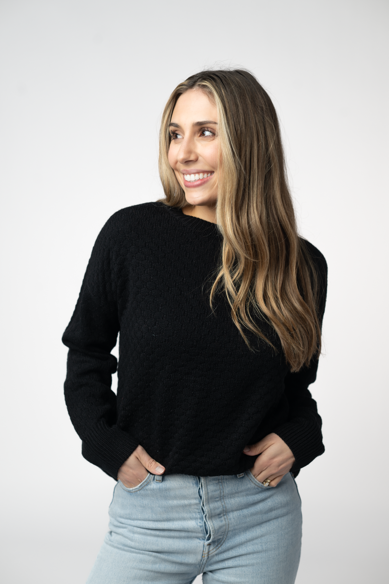 IN STOCK Gianna Pullover Sweater - Black
