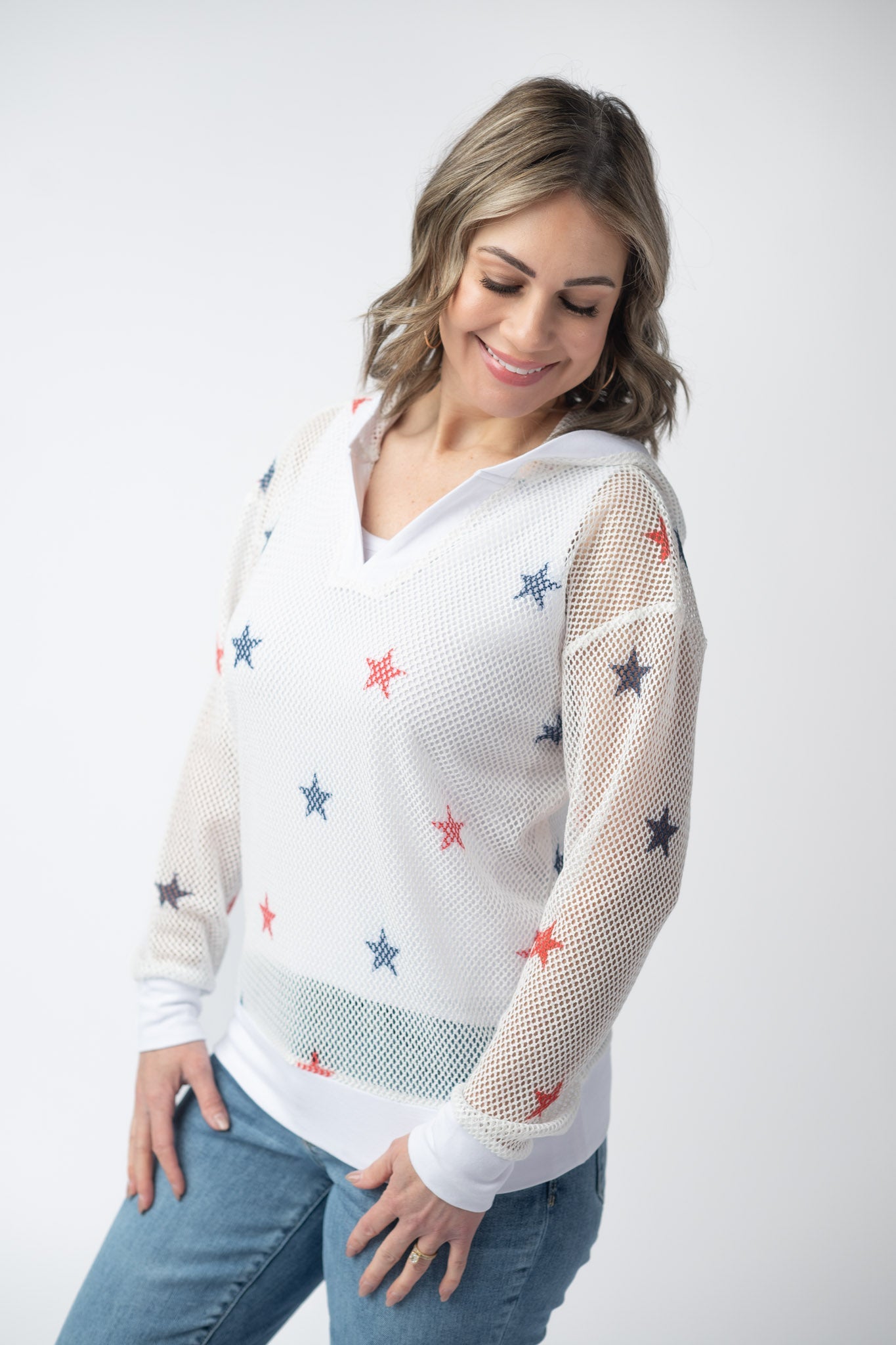IN STOCK American Stars Mesh Hoodie