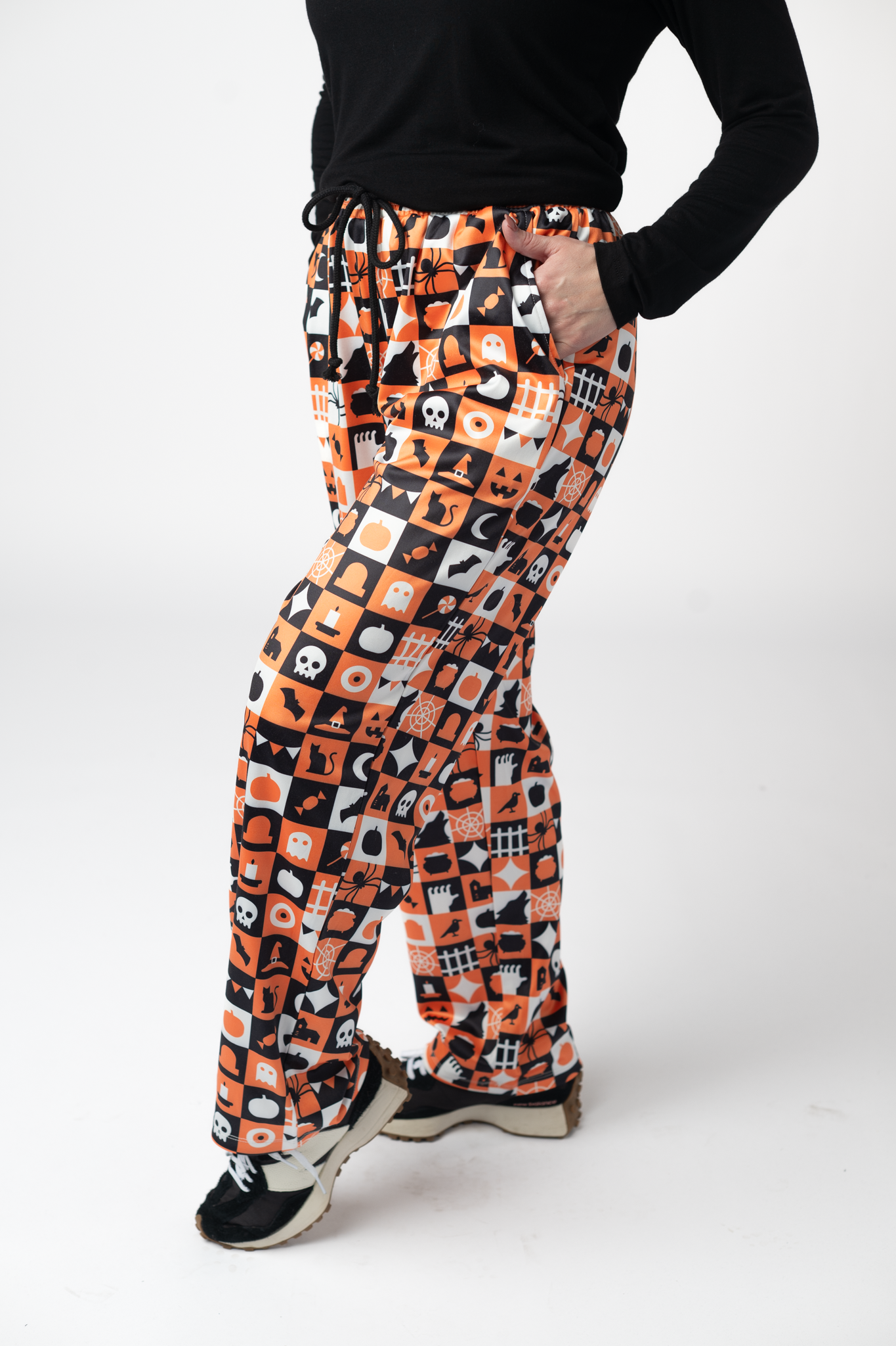 IN STOCK Lounge Pants - Trick-Or-Treat Checkered