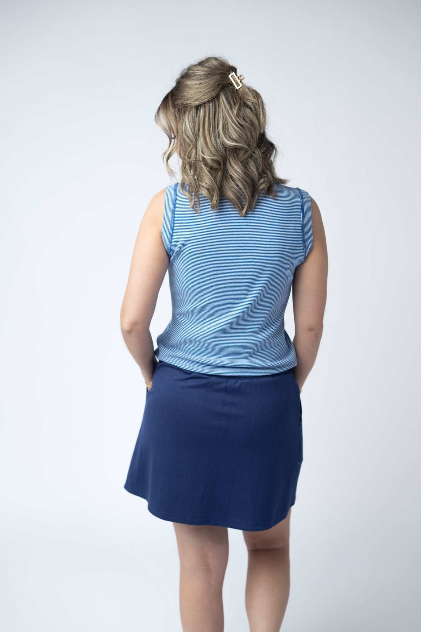IN STOCK Serena Luxe Skort - Navy