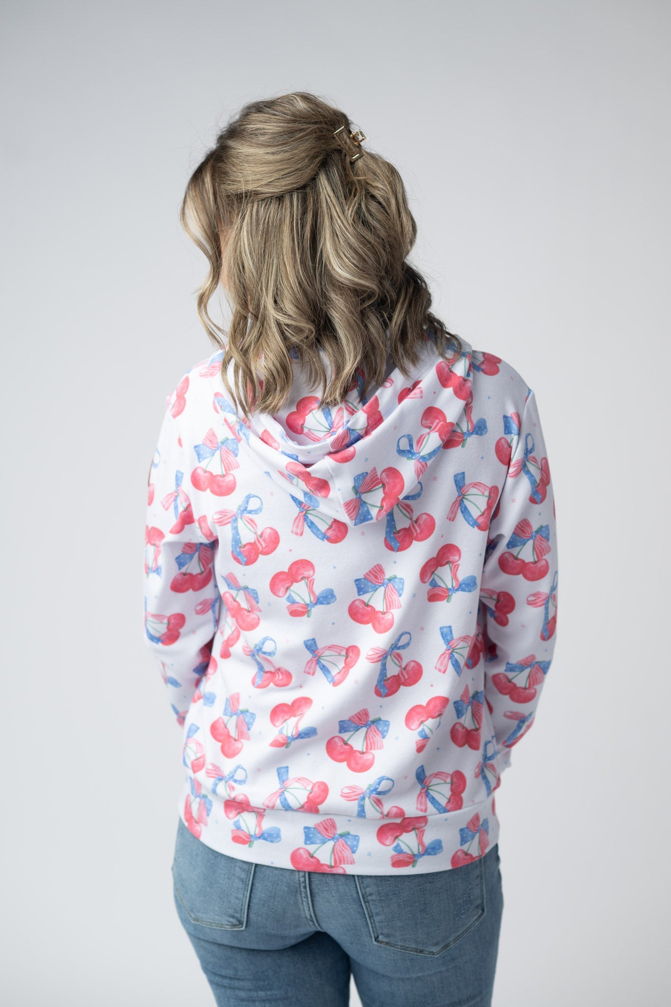 IN STOCK Fullzip Hoodie - Patriotic Cherries