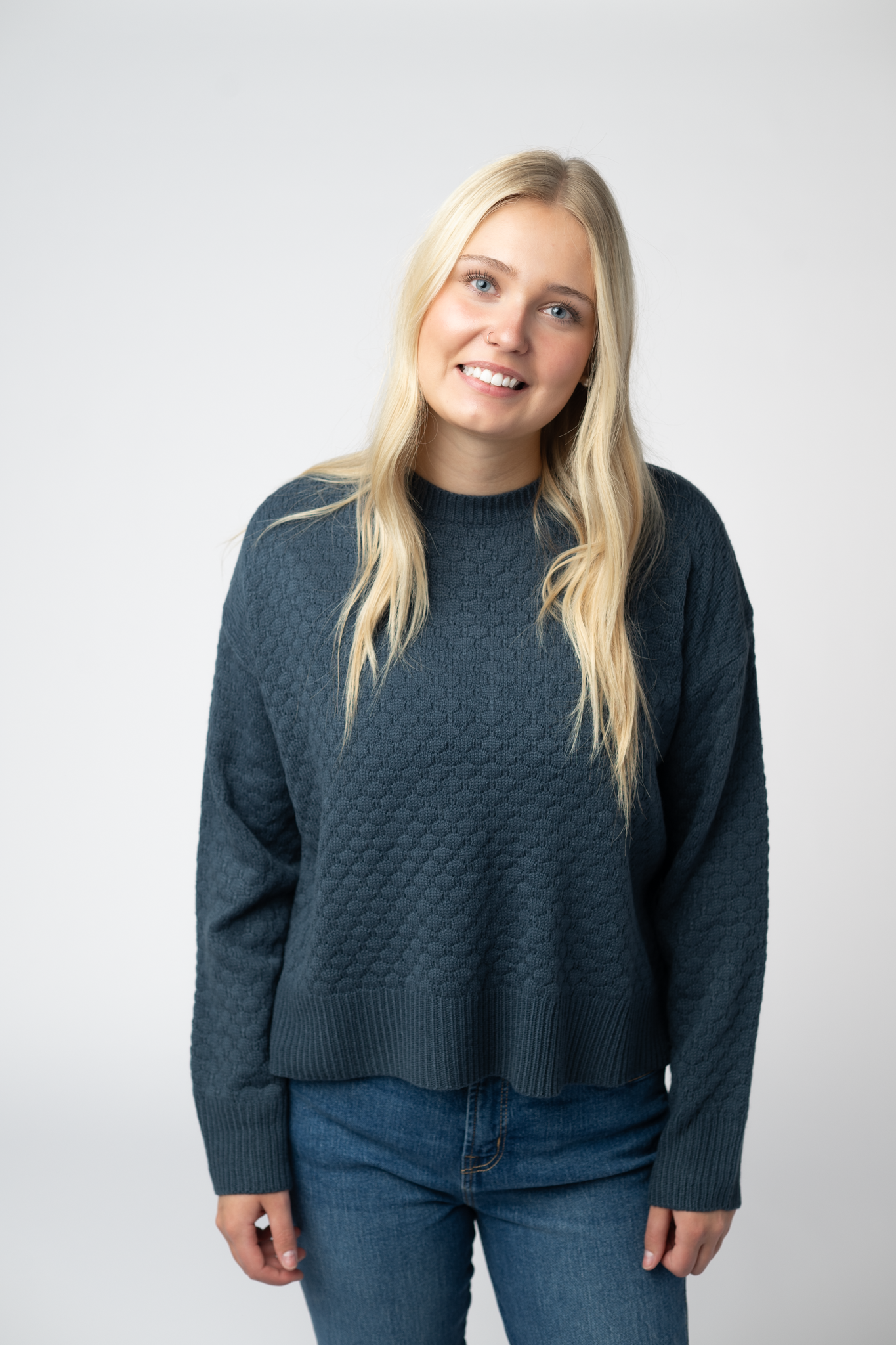 IN STOCK Gianna Pullover Sweater - Teal
