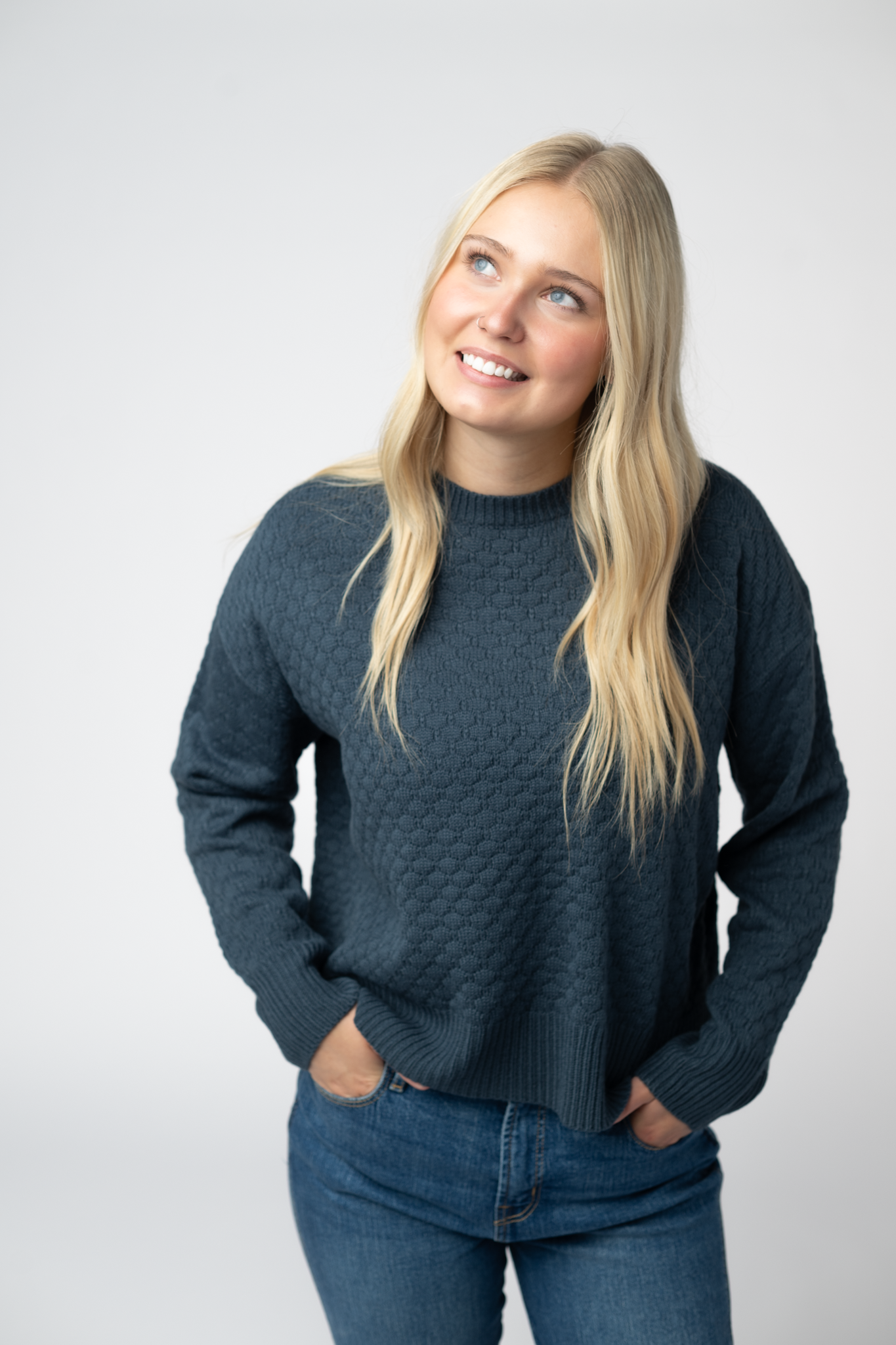 IN STOCK Gianna Pullover Sweater - Teal