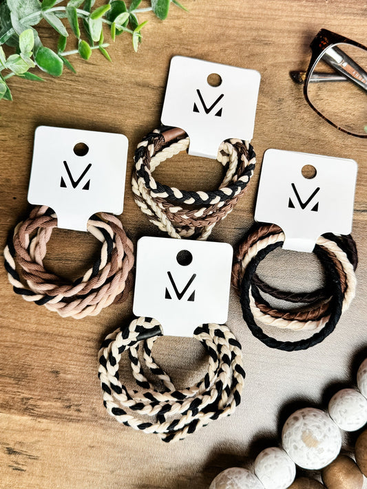 IN STOCK Hair Tie Bracelet Sets - Neutral Ropes