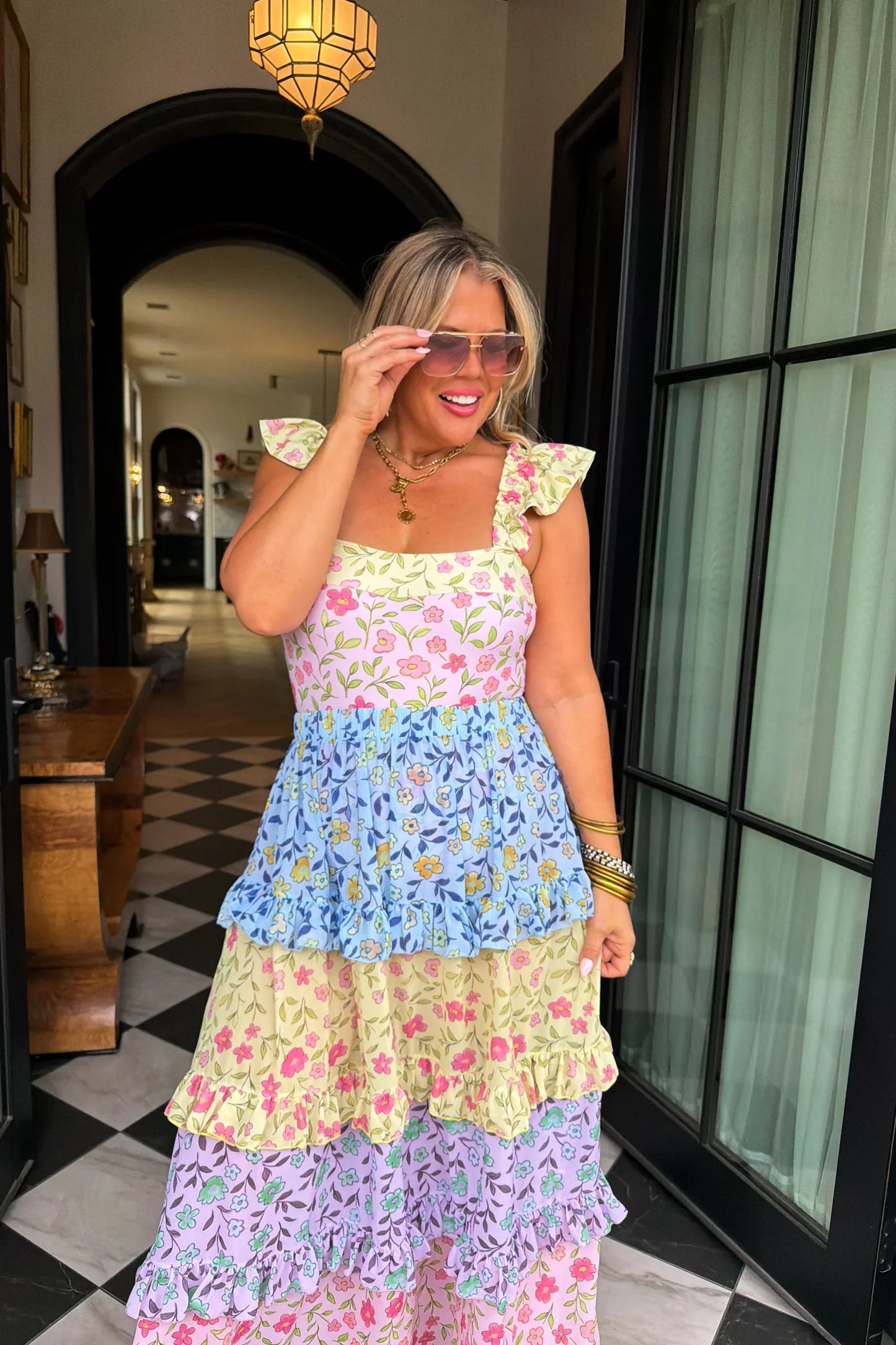 *PREORDER* Floral Rainbow Swim Set