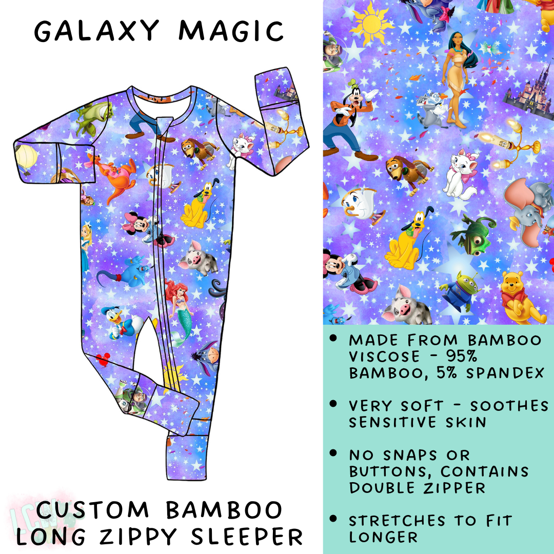 Batch #138 - Little Dreamers - Closes 6/25 - ETA mid August - Galaxy Magic Bamboo Long Zippy Sleeper
