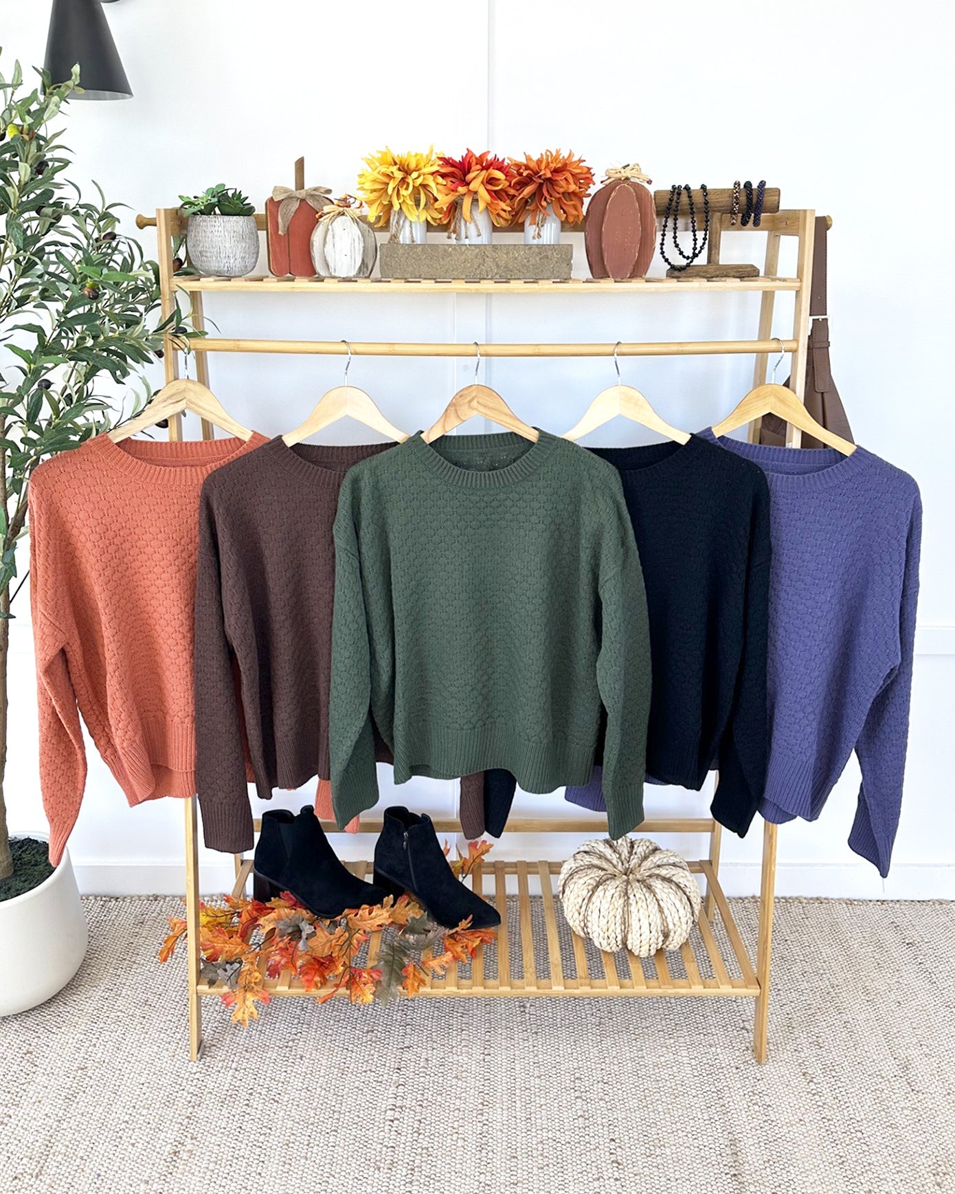 IN STOCK Gianna Pullover Sweater - Olive