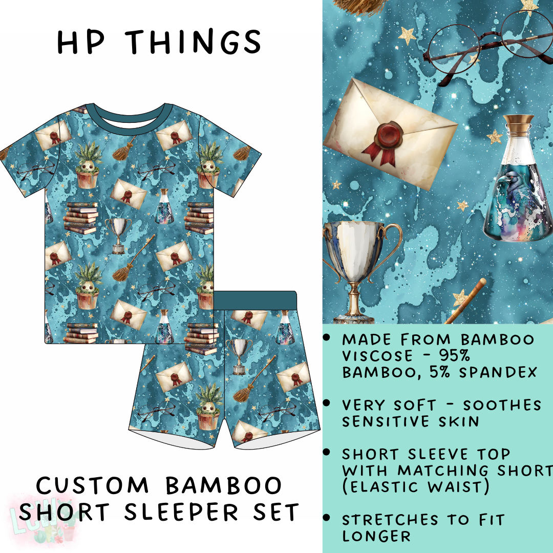 Batch #138 - Little Dreamers - Closes 6/26 - ETA mid August - HP Things Bamboo Short Sleeper Set