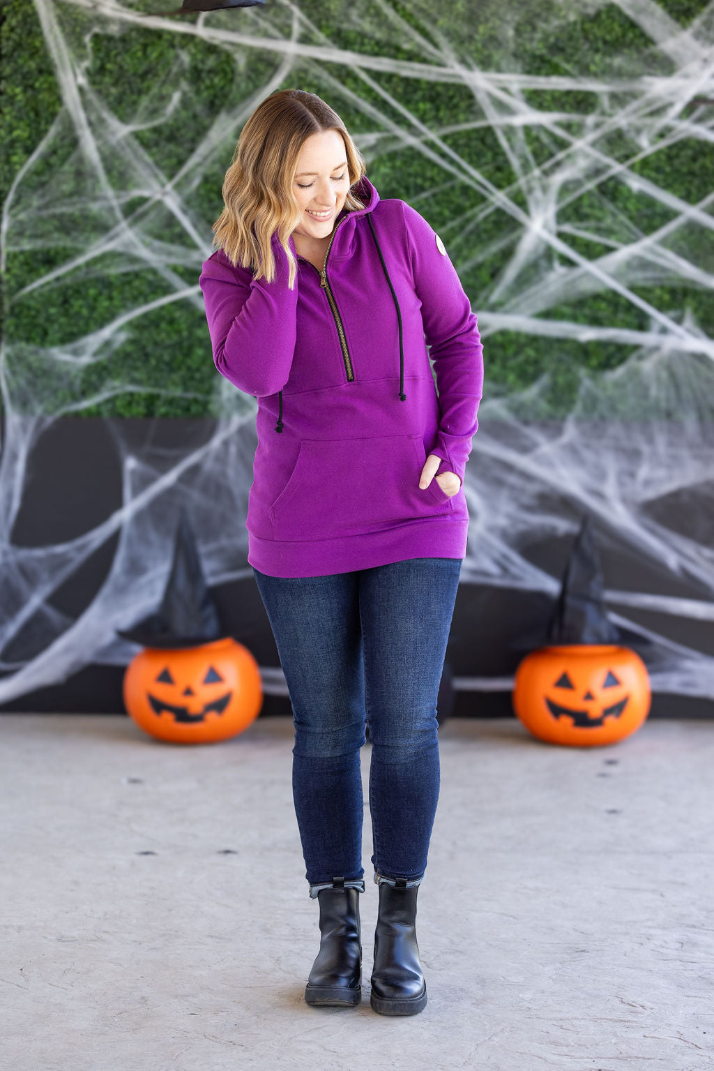 PREBOOK Classic HalfZip Hoodie - Purple