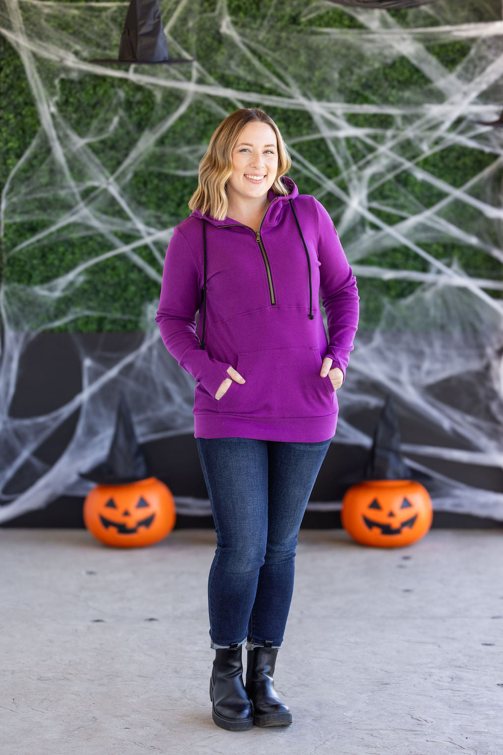 PREBOOK Classic HalfZip Hoodie - Purple