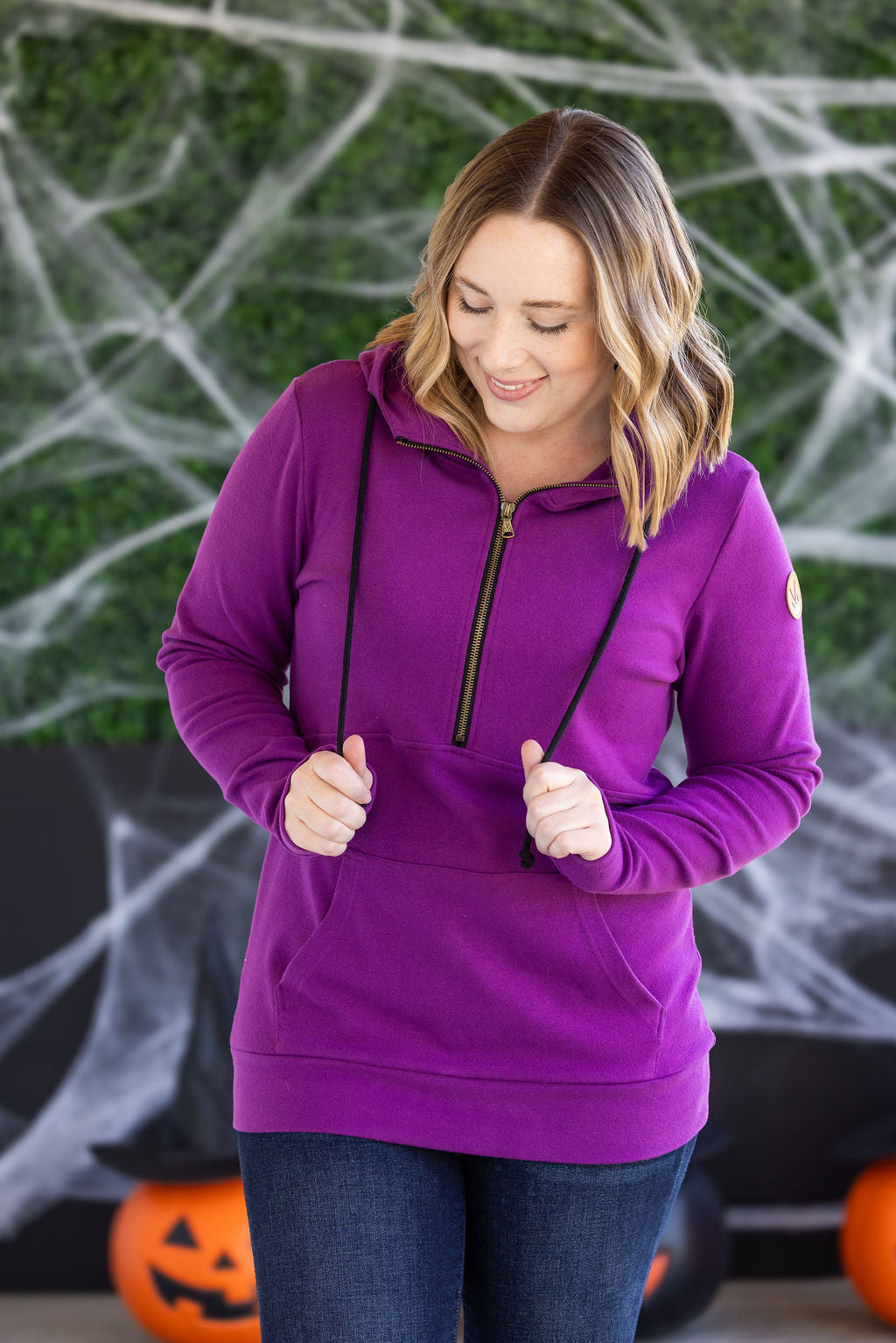 PREBOOK Classic HalfZip Hoodie - Purple
