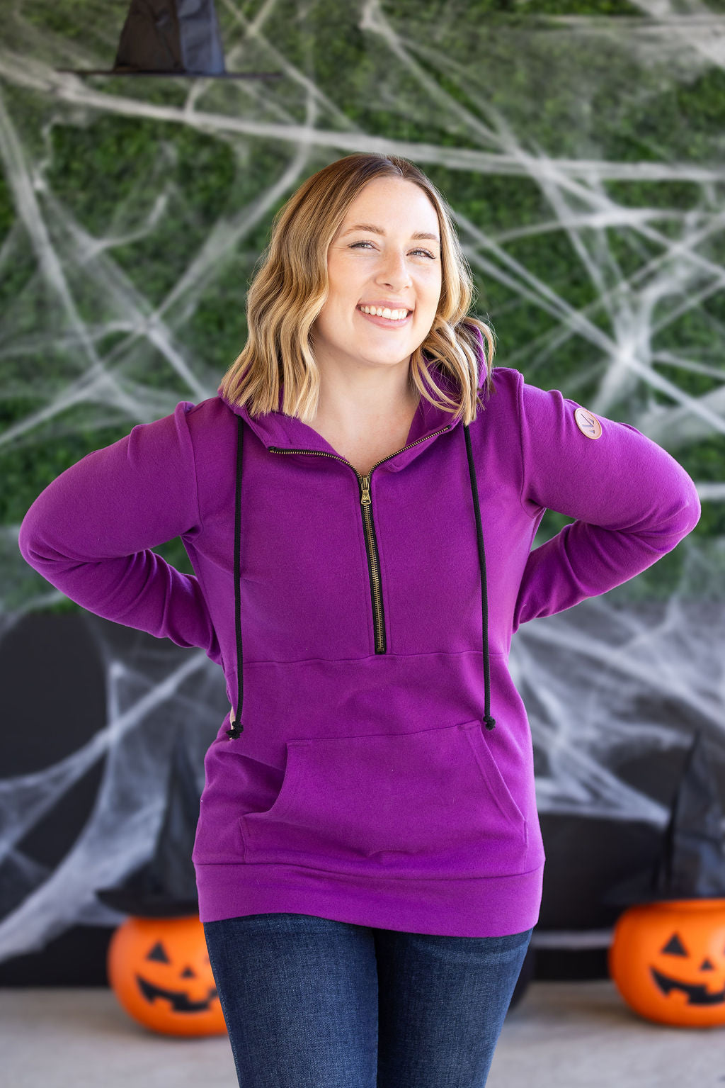 PREBOOK Classic HalfZip Hoodie - Purple