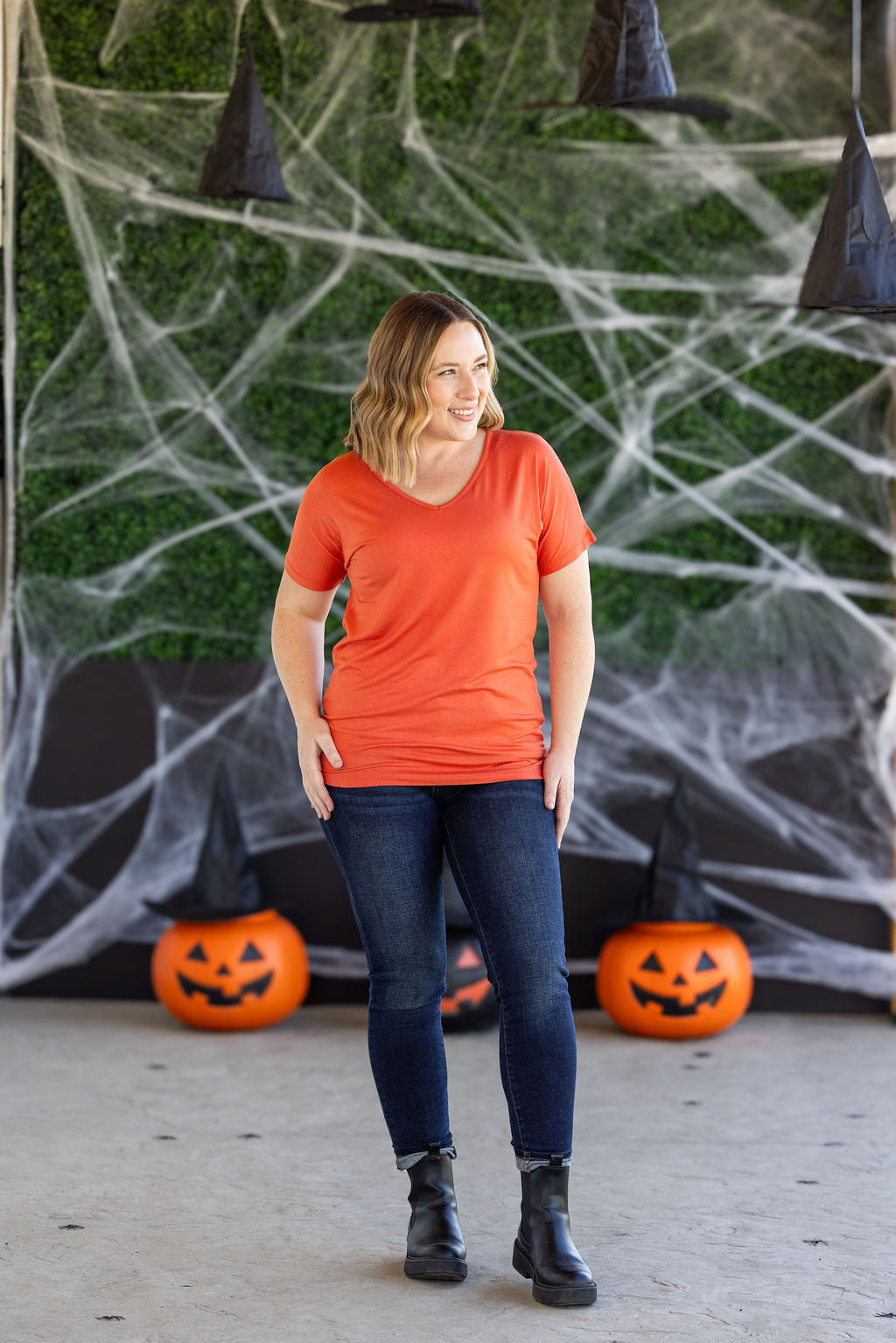 PREBOOK Chloe Cozy Tee - Dusty Pumpkin