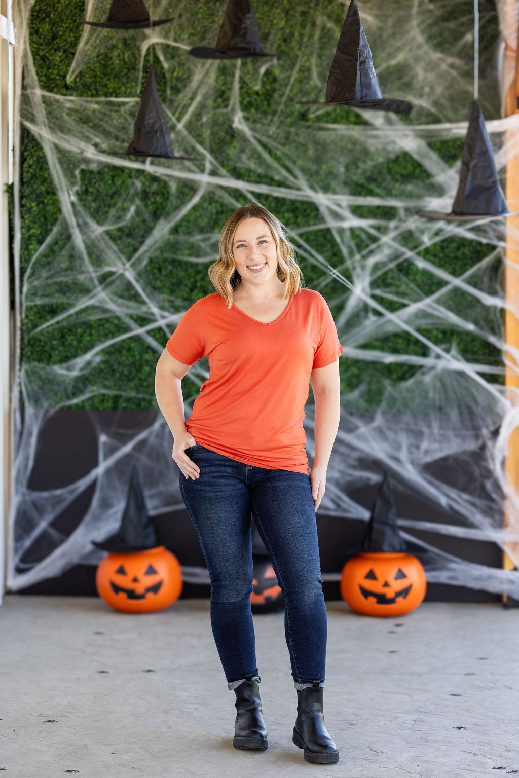 PREBOOK Chloe Cozy Tee - Dusty Pumpkin