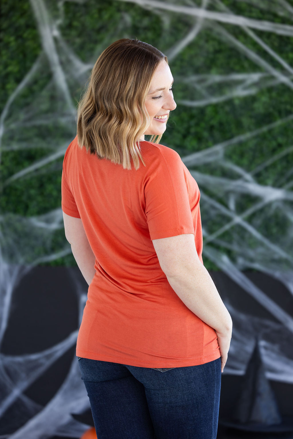 PREBOOK Chloe Cozy Tee - Dusty Pumpkin