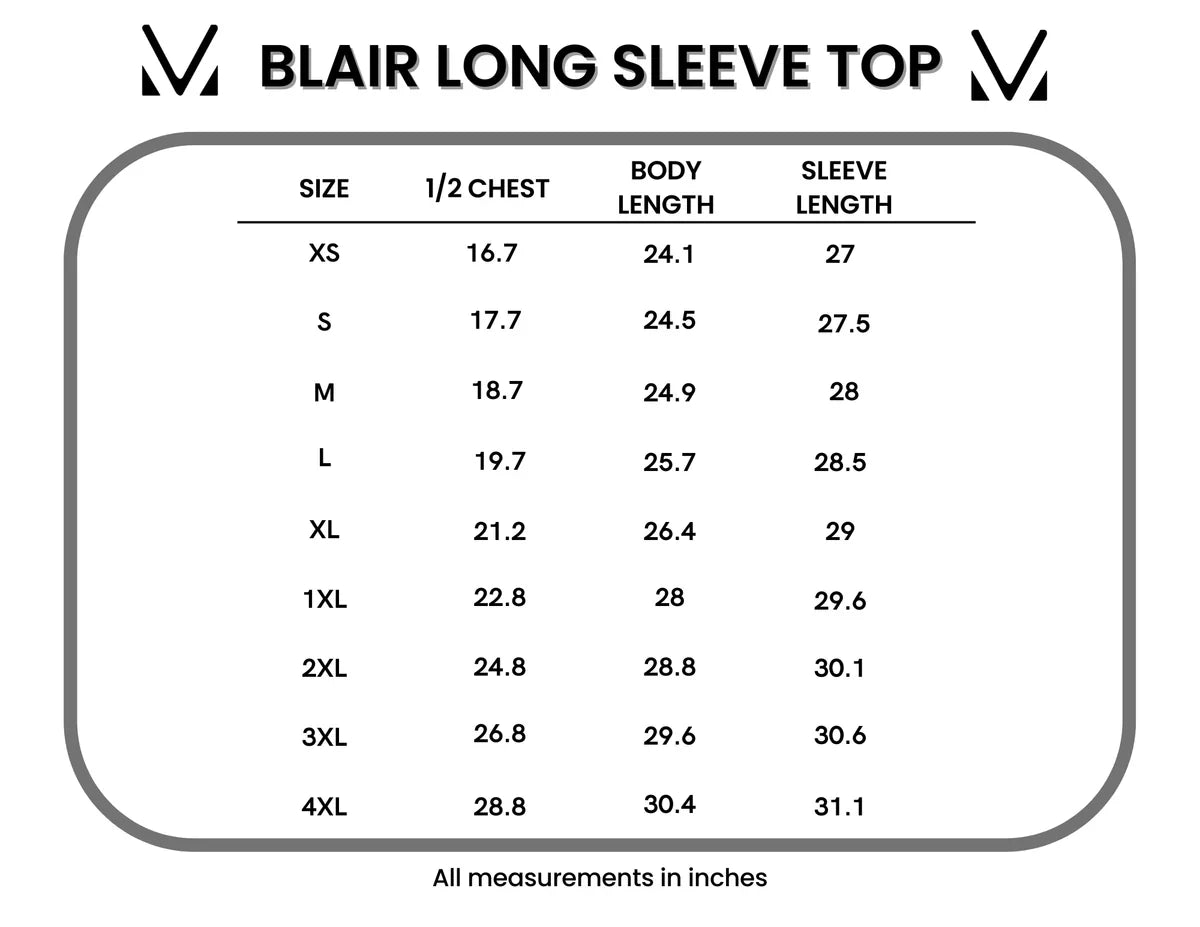 IN STOCK Blair Long Sleeve Top - Teal