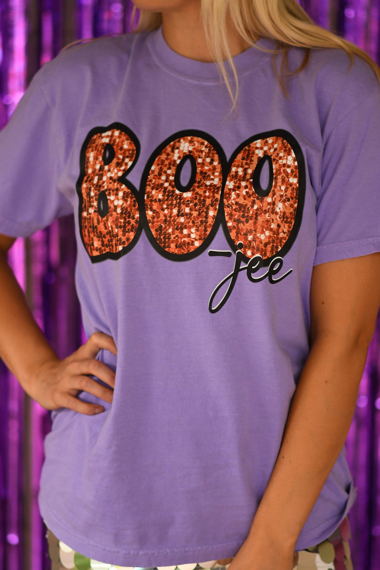 Boo Jee Sequin Tee