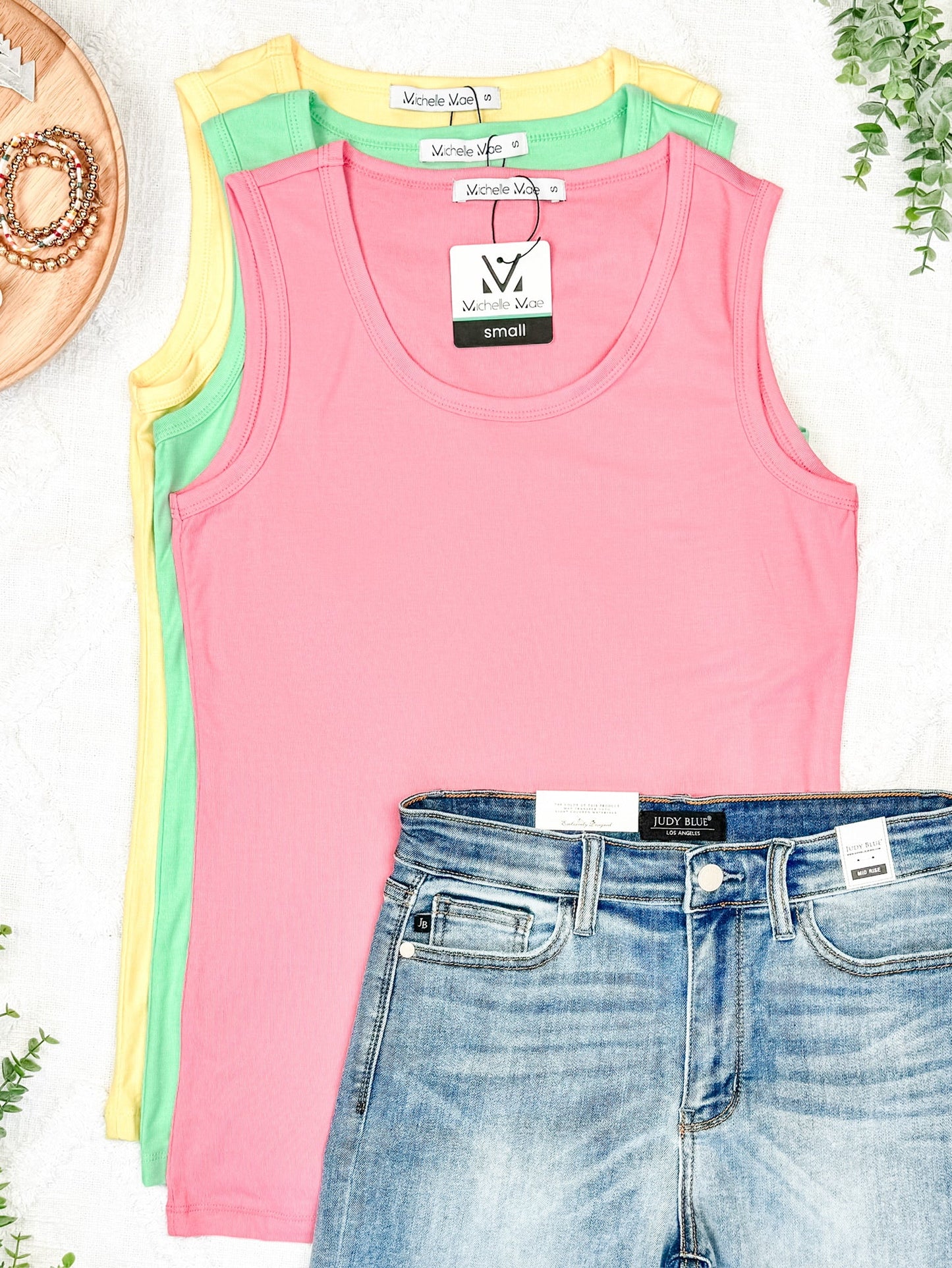 IN STOCK Ava Tank- Pink
