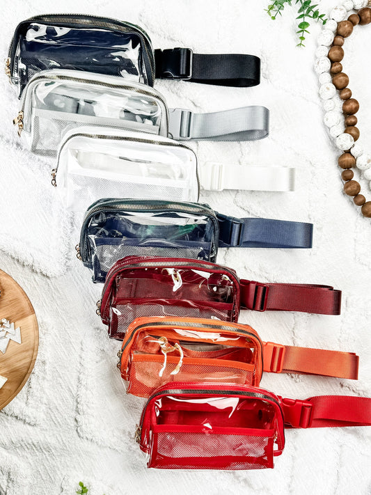 IN STOCK Clear Bag - Multiple Color Options