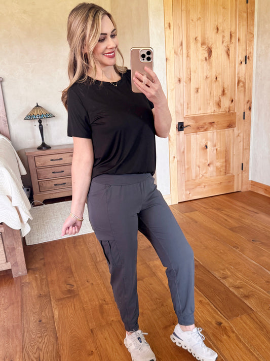 Buttery Joggers In Charcoal