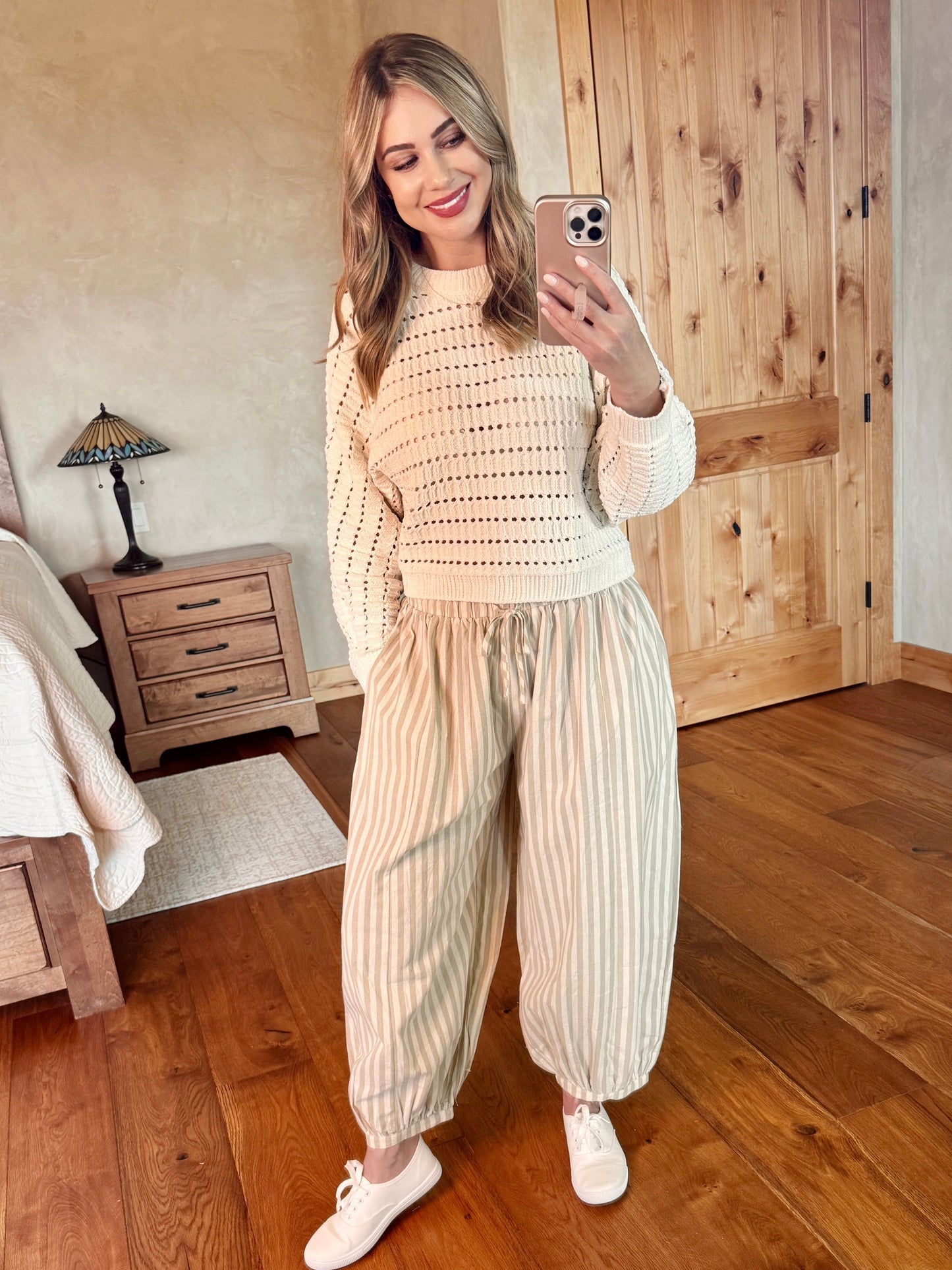 Crochet Dolman Sleeve In Cream