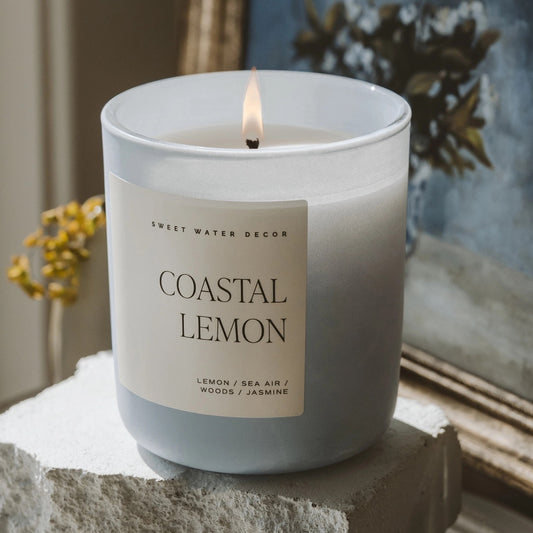 Sweet Water Decor - Costal Lemon 15 oz Soy Candle