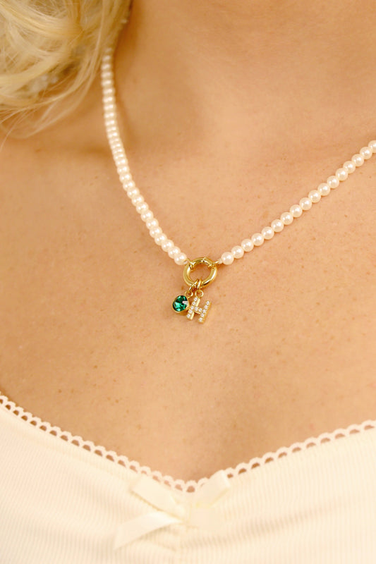 Michelle McDowell - Pearl Thea Charm Necklace