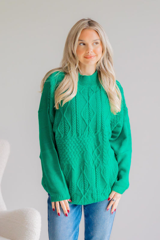 Merry Spruce Pullover Sweater