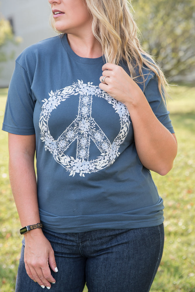 Floral Peace Graphic Tee