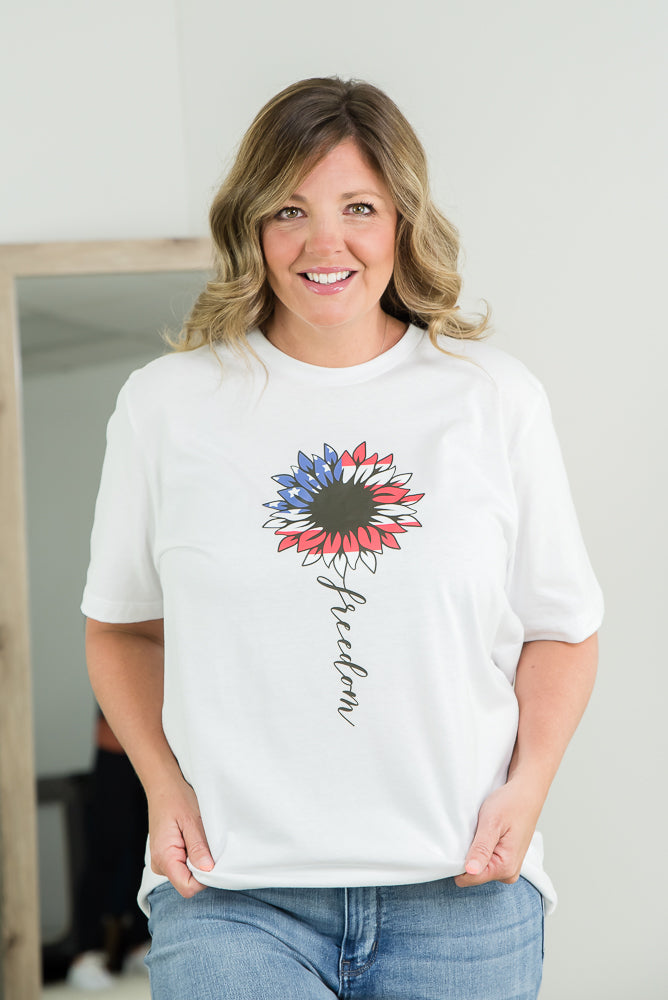 Freedom Sunflower Tee