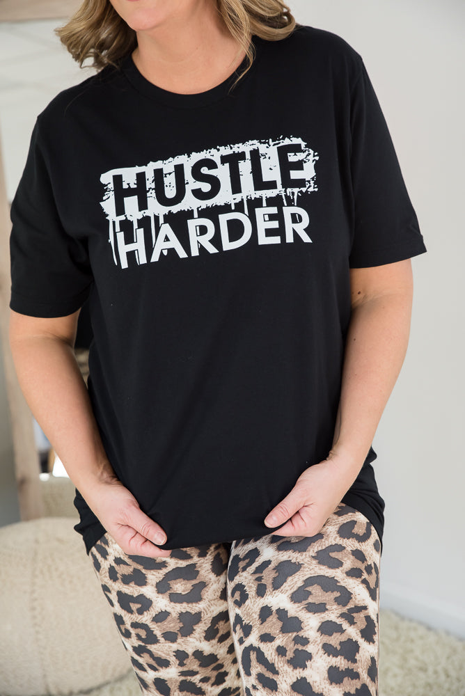 Hustle Harder Graphic Tee