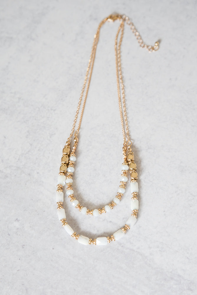 In the Moment Necklace in White