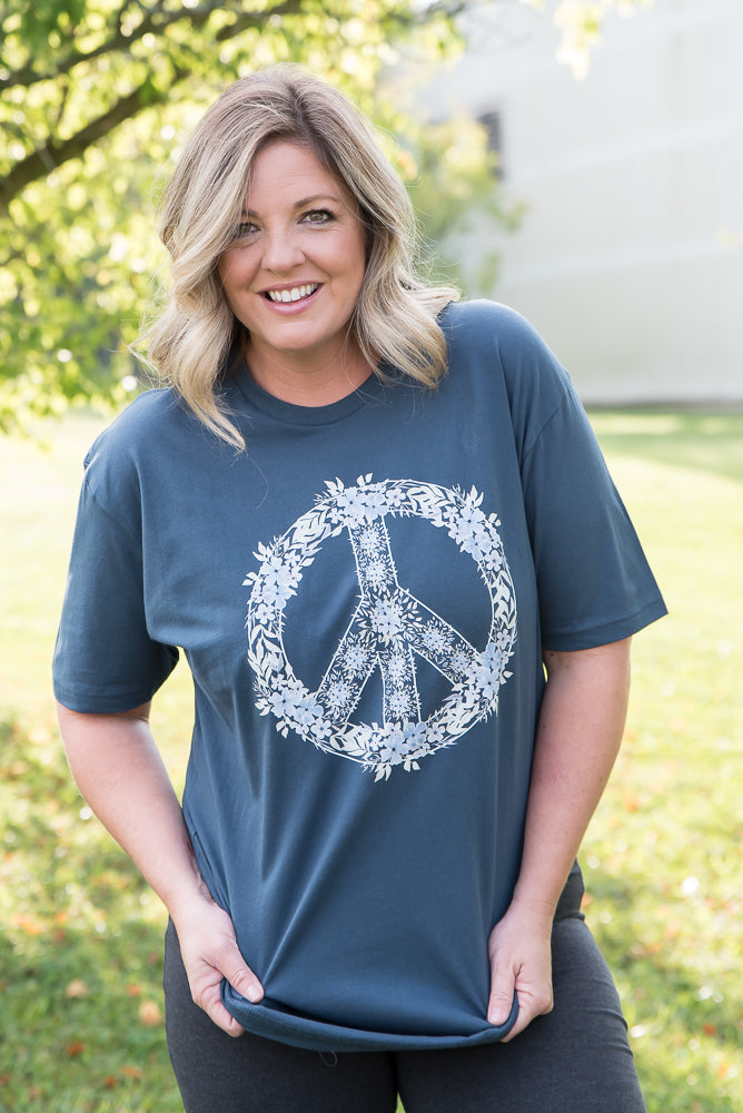 Floral Peace Graphic Tee