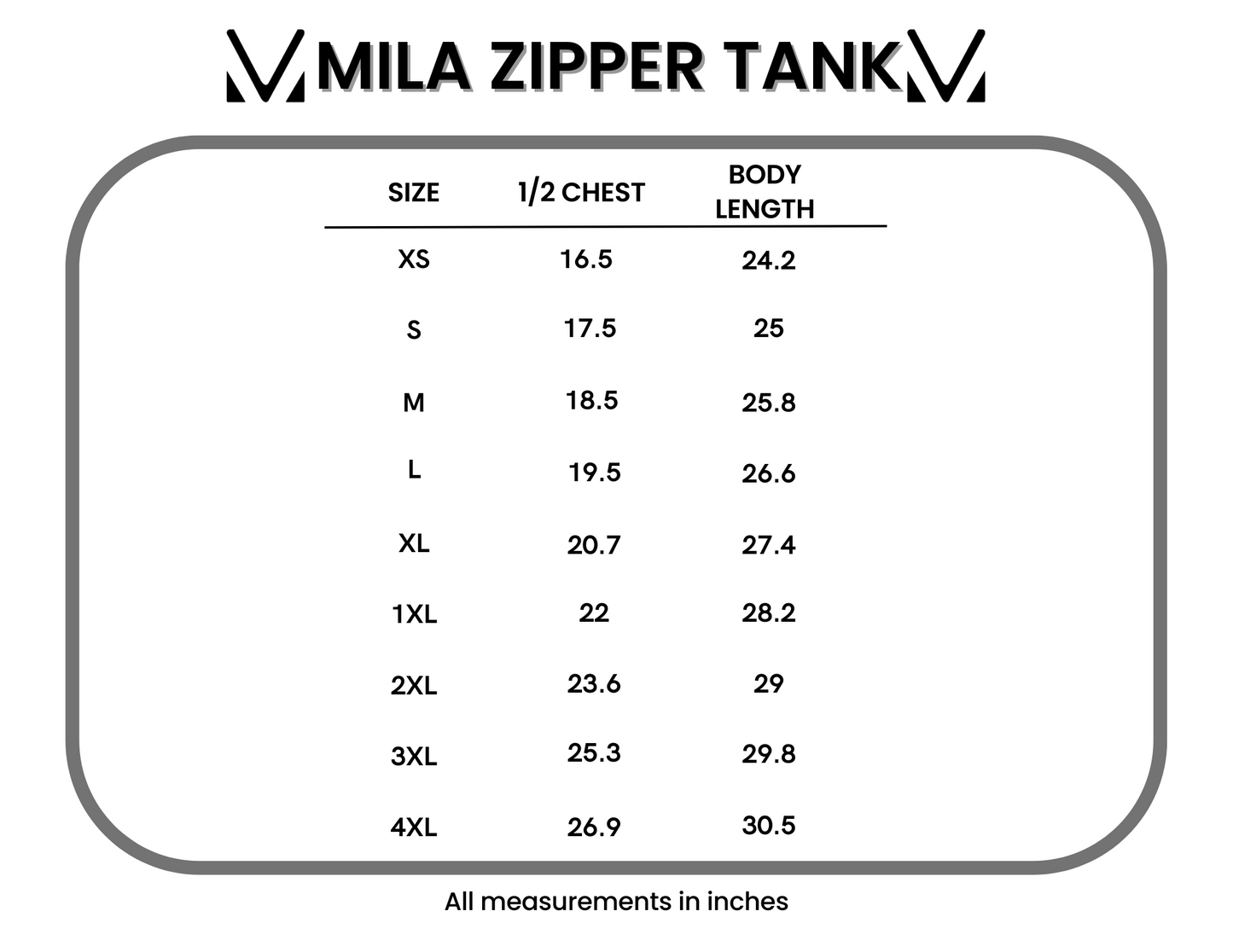 IN STOCK Mila Zipper Tank - Black
