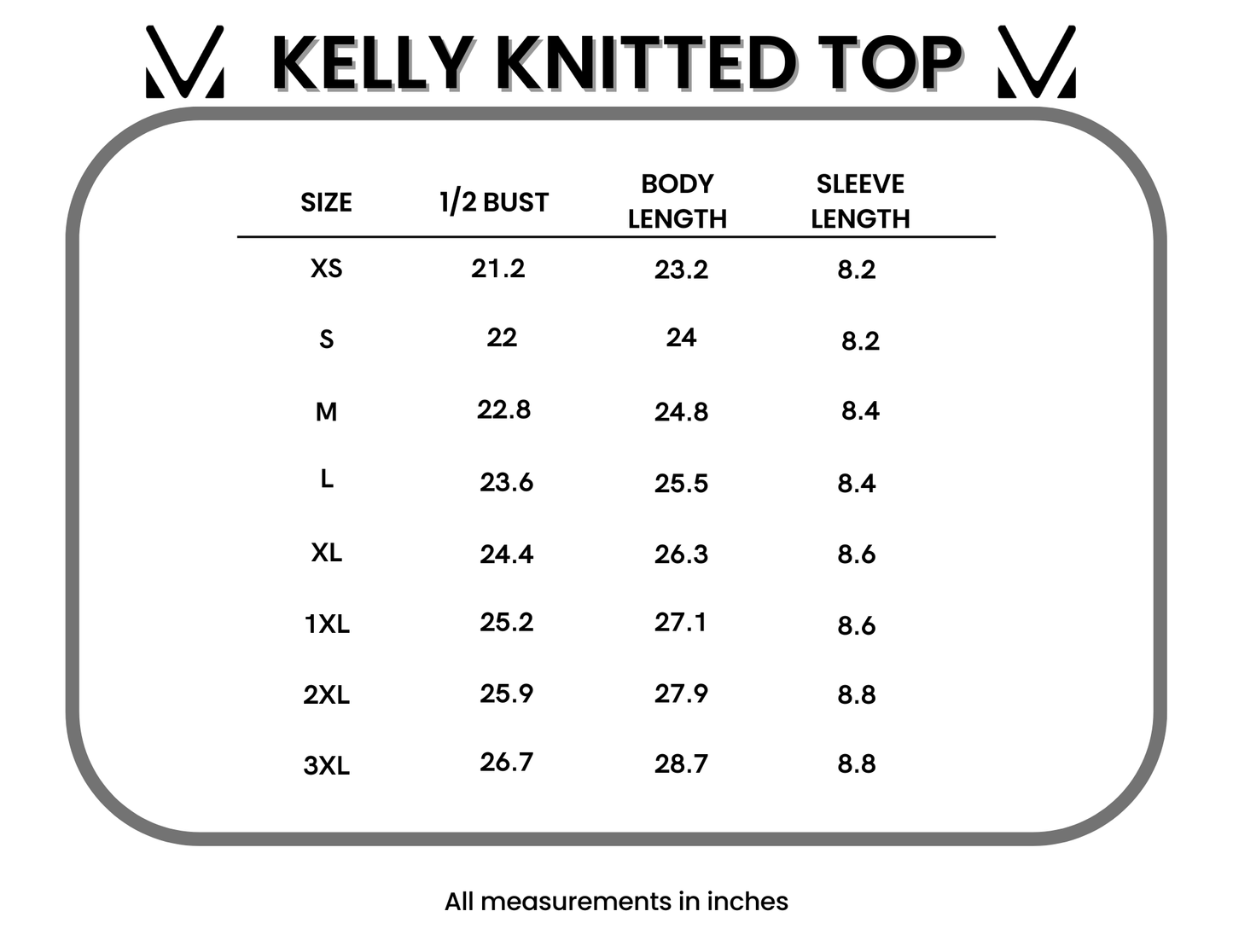 IN STOCK Kelly Knitted Top - Black